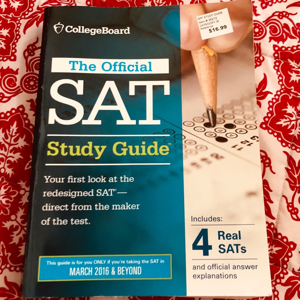 SAT prep book
